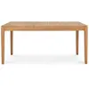 Image de ETHNICRAFT table rectangulaire pour l'extérieur BOK (162 x 80 x 76 cm - Teak)
