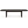 Image de ETHNICRAFT table basse PI 155 cm (Acajou brun foncé - bois massif)