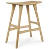 Image de ETHNICRAFT tabouret OSSO H 67 cm (Chêne naturel - bois massif)