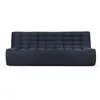 Image de ETHNICRAFT canapé modulaire à 3 places N701 (Graphite - Tissu recyclé écologique)