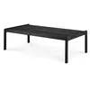 Image de ETHNICRAFT table basse pour l'extérieur JACK (120 cm - Bois de teck noir massif)