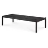 Image de ETHNICRAFT table basse pour l'extérieur JACK (150 cm - Bois de teck noir massif)