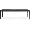 Image de ETHNICRAFT table rectangulaire pour l'extérieur BOK (250 x 100 x 76 cm - Teck verni noir)