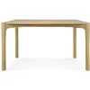 Image de ETHNICRAFT table rectangulaire PI (140 x 80 x 76 cm - chêne naturel)