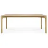 Image de ETHNICRAFT table rectangulaire PI (200 x 95 x 76 cm - chêne naturel)