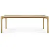 Image de ETHNICRAFT table rectangulaire PI (220 x 95 x 76 cm - chêne naturel)