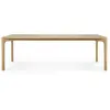 Image de ETHNICRAFT table rectangulaire PI (240 x 100 x 76 cm - chêne naturel)