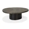 Image de ETHNICRAFT table basse SLICE (105 x 94 cm - Minerals Whisky)