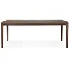 Image de ETHNICRAFT table rectangulaire BOK (200 x 95 x 76 cm - Teak Marron)