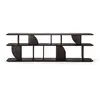 Image de ETHNICRAFT console GEOMETRIC (Teck peint marron - bois massif)