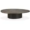 Image de ETHNICRAFT table basse SLICE (138 x 123 cm - Minerals Whisky)