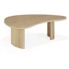 Image de ETHNICRAFT table basse BOOMERANG 90 cm (Chêne - bois massif)