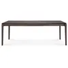 Image de ETHNICRAFT table extensible à rallonge BOK (140/220 x 90 x 76 cm - Chêne brun)
