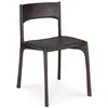 Image de ETHNICRAFT chaise PI (Teck brun foncé - bois massif)