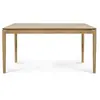 Image de ETHNICRAFT table rectangulaire BOK (160 x 80 x 76 cm - chêne verni)