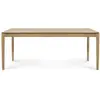 Image de ETHNICRAFT table rectangulaire BOK (200 x 95 x 76 cm - chêne verni)