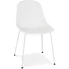 Image de Chaise design - ALTEREGO - VIKY -Blanc - Plastique - 585x465x825 cm