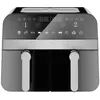 Image de Friteuse à air chaud Airfryer numérique double panier Noire 2400W 9L Comfy Nest CNAFD45NB