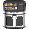 Image de Friteuse À Air Chaud Air Fryer Avec Écran Digital 8l 1700w Comfy Nest Cn06160