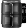 Image de Friteuse À Air Chaud Air Fryer Double Panier Verticale Avec Fenêtre 11l 2800w Comfy Nest Cn06184