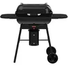 Image de Barbecue charbon de bois - BARBECOOK - Magnus Premium - 67x43cm - 90cm de hauteur - 2 tables latérales