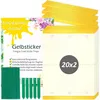 Image de 40pcs Pièges à InsectesAnti Moucherons InterieurPièges Engluées Autocollants Colle Double-Face Étanche JaunesProtection des