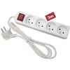Image de Bloc multiprises - - Avec interrupteur - 4 prises - Type E - Protection enfants - Câble 3m