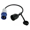 Image de Adaptateur IEC 60309 male / CEE7 femelle