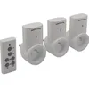 Image de Prises télécommandées - Velleman - JEU DE 3 PRISES T L COMMAND ES - Blanc - Intérieur - Fonction domotique Oui