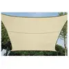 Image de Voile Solaire Perméable - Carré - 5 X 5 M - Couleur : Champagne - - Jardin > Aménagement Exterieur > Décoration De Jarin