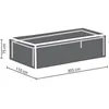 Image de Perel Garden Housse de Protection pour Table de Jardin de Maximum 300 cm Anthracite 305 x 110 x 75 cm - OCT300