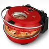 Image de AIRMSEN 2 en 1 Four à Pizza Electrique avec Plateau Grill - 1500W Température 400° Diamètre 33cm pour Pizza et Barbecue
