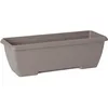 Image de Jardinière - GARDEN ID Teramo - Taupe 60 cm - Solidité - Réserve deau intégrée - Recyclé & 100% recyclable - Volume pour plantes