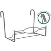 Image de Support Balcon Large - 35 X 18 Cm Anthracite - Crochets Sécurisés - Dimensions Pratiques - Robuste
