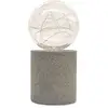 Image de Lampe De Table Solaire Nordic Light Ø10 H19 Cm Autonomie 6 A 8h Bouton On/off Pile Aaa Rechargeable