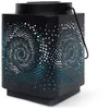 Image de Lanterne Solaire Attract Bleu 16 X 16 H23 Cm 6 A 8h Autonomie Mobile Bouton On/off.