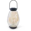 Image de Lanterne Solaire Bali Ø14 H23 Cm Éclairage 6-8h Accrochage Polyvalent Pile Aaa Rechargeable.