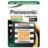 Image de PANASONIC 4 piles rechargeables Evolta AA