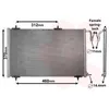 Image de Condenseur sans bouteille pour Peugeot 206 de 2004 à 2009 version essence
