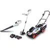 Image de Lot Tondeuse A Batterie 33cm Fonction Mulching + Coupe-bordure + Souffleur