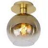 Image de Plafonnier diam.20 cm 60 w 1xe27 or mat laiton - lucide - marius