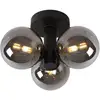 Image de Plafonnier salle de bains diam. 28 cm 3xg9 ip44 40 w noir - lucide - trudy