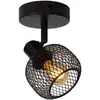 Image de Spot plafond e14 noir mat - lucide - maren