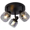 Image de Spot plafond 3xe14 noir mat fumé - lucide - bjorn