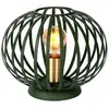 Image de Lampe de table forme boule métal vert culot e27 - lucide - manuela