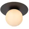 Image de Plafonnier diam. 25 cm 1xe27 noir - lucide - tricia