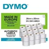Image de Pack de 24 rouleaux détiquettes adresse grand format 36mm x 89mm DYMO LabelWriter