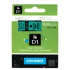 Image de DYMO D1 - bande d'etiquettes - 1 cassette(s) - Rouleau (1,2 cm x 7 m)