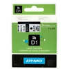 Image de DYMO D1 - ruban - brillant - 1 cassette(s) - Rouleau (2,4 cm x 7 m)