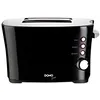Image de Grille-pain DOMO - 2 tranches - Noir - 850W - 7 niveaux de dorage